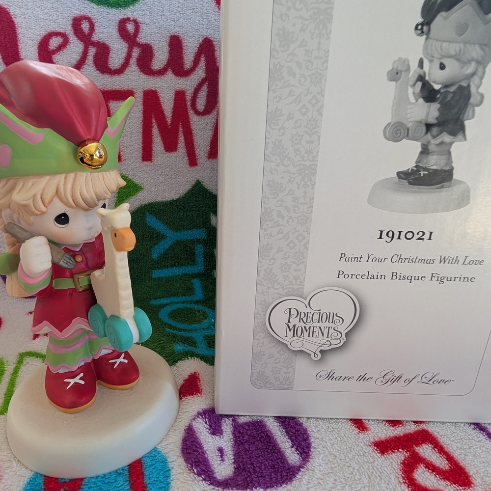 Precious Moments Christmas Elf Figurine